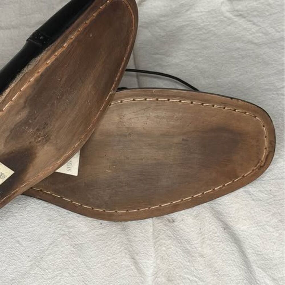 Bostonian black leather dress shoes oxfords - Picture 4 of 6